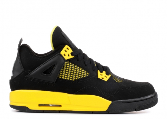 Air Jordan 4 Retro (Gs) "Thunder" Noir Jaune (408452-008)