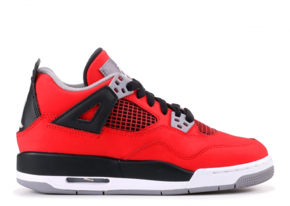 Air Jordan 4 Retro (Gs) "Toro Bravo" Rouge Noir (408452-603)