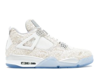 Air Jordan 4 Retro Laser "30Th Anniversary" Blanc (705333-105)