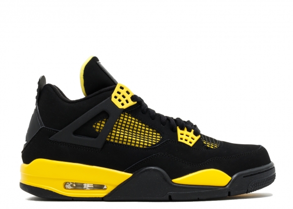 Air Jordan 4 Retro "Thunder 2012 Release" Noir Jaune (308497-008)