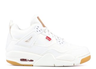 Air Jordan 4 Rtr Levis Nrg Bg (Gs) "Levis" Blanc (aq9103-100)