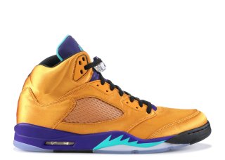 Air Jordan 5 Nrg "Friends & Family Will Smith" Jaune Pourpre (fa18mnjdls)