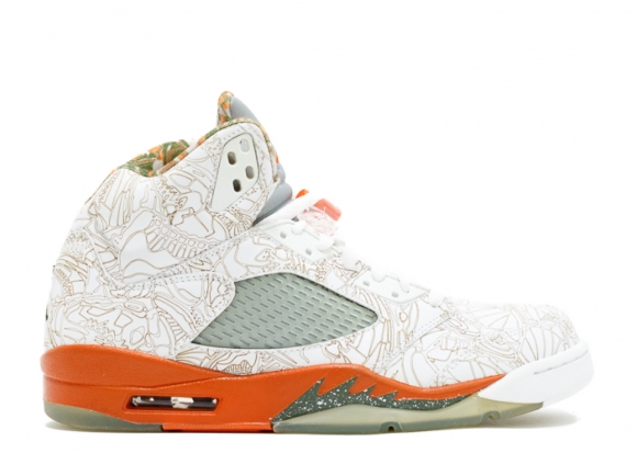 Air Jordan 5 Ra "Laser" Blanc Orange (315749-131)