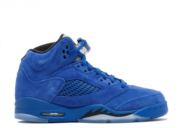 Air Jordan 5 Retro Bg (Gs) "Bleu Suede" Bleu (440888-401)