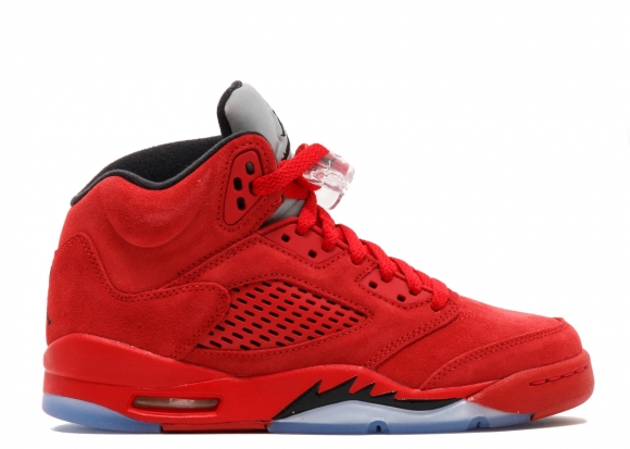 Air Jordan 5 Retro Bg (Gs) "Rouge Suede" Rouge (440888-602)