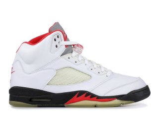 Air Jordan 5 Retro Blanc Noir (136027-101)