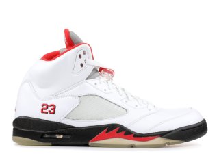 Air Jordan 5 Retro "Countdown Pack" Blanc Rouge (136027-163)
