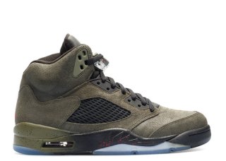 Air Jordan 5 Retro "Fear Pack" Olive (626971-350)