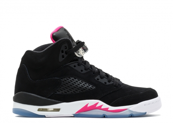 Air Jordan 5 Retro Gg (Gs) Noir Rose Blanc (440892-029)