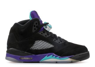 Air Jordan 5 Retro (Gs) "Black Grape" Noir Pourpre (440888-007)