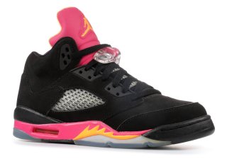 Air Jordan 5 Retro (Gs) "Floridian" Noir Rose (440892-067)