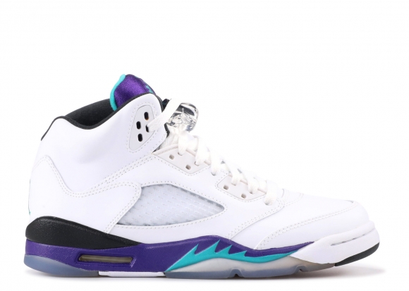 Air Jordan 5 Retro (Gs) "Grape 2013 Release" Blanc Pourpre (440888-108)