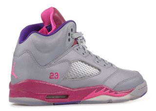 Air Jordan 5 Retro (Gs) Gris Rose (440892-009)