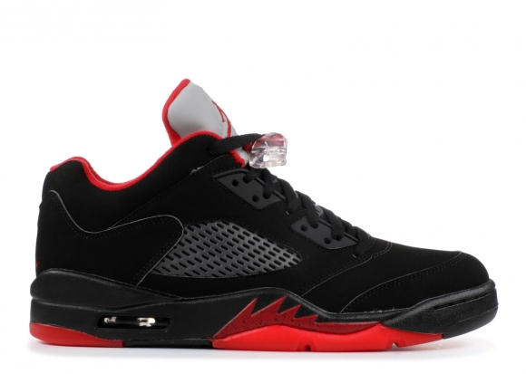 Air Jordan 5 Retro Low "Alternate 90" Noir Rouge (819171-001)