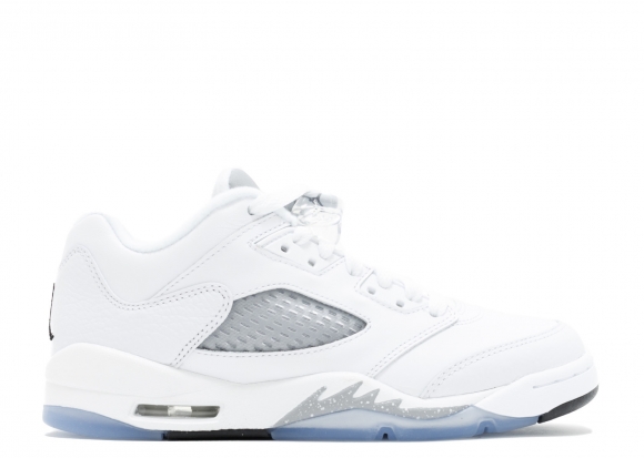 Air Jordan 5 Retro Low (Gs) Blanc (819172-122)