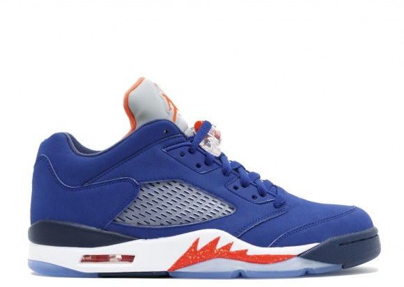 Air Jordan 5 Retro Low "Knicks" Bleu Rouge (819171-417)