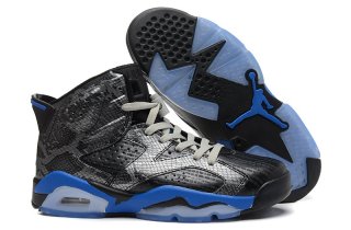 Air Jordan 6 Noir Bleu