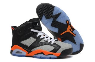 Air Jordan 6 Noir Gris Orange