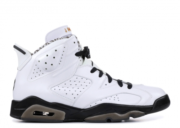 Air Jordan 6 Premium "Motor Sport" Blanc Noir (395866-101)