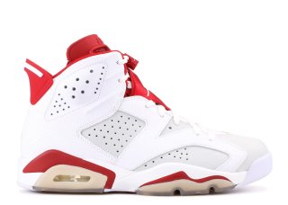 Air Jordan 6 Retro "Alternate" Blanc Rouge (384664-113)