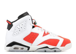 Air Jordan 6 Retro Bg (Gs) "Gatorade" Blanc Orange (384665-145)