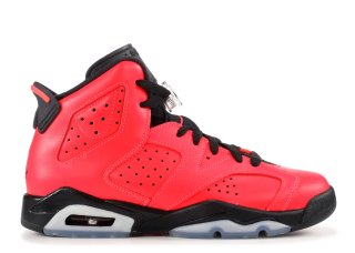 Air Jordan 6 Retro Bg (Gs) "Infrared 23" Rouge (384665-623)