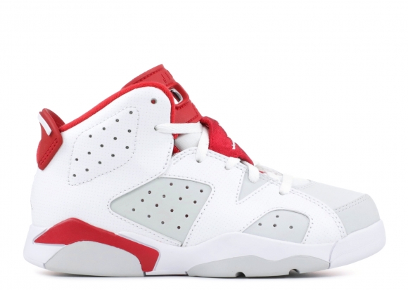 Air Jordan 6 Retro Bp "Alternate" Blanc Rouge (384666-113)