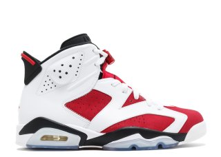 Air Jordan 6 Retro "Carmine" Blanc Rouge (384664-160)