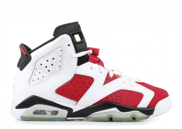 Air Jordan 6 Retro (Gs) "Carmine" Rouge Blanc (384665-160)