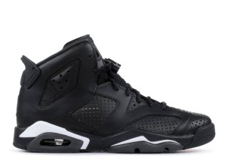 Air Jordan 6 Retro (Gs) "Noir Cat" Noir (384665-02)