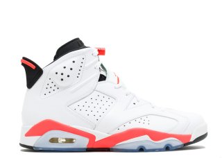 Air Jordan 6 Retro "Infrared 2014" Blanc Orange (384664-123)