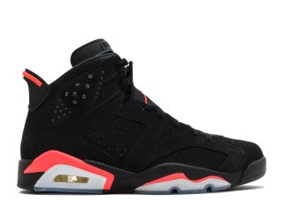 Air Jordan 6 Retro "Infrared 2014" Noir Orange (384664-023)