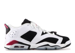 Air Jordan 6 Retro Low (Gs) "Fuchsia" Blanc Noir (768878-107)