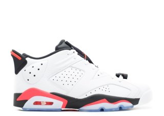 Air Jordan 6 Retro Low "Infrared" Blanc Orange (304401-123)