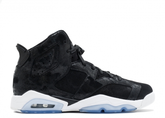 Air Jordan 6 Retro Prem Hc (Gs) "Heiress" Noir Blanc (881430-029)