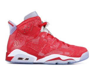 Air Jordan 6 Retro X Slam Dunk "Slam Dunk" Rouge (717302-600)