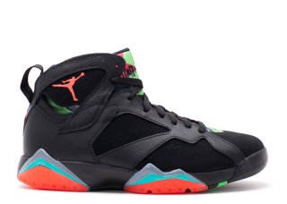 Air Jordan 7 Retro "30Th Barcelona Nights" Noir Orange (705350-007)