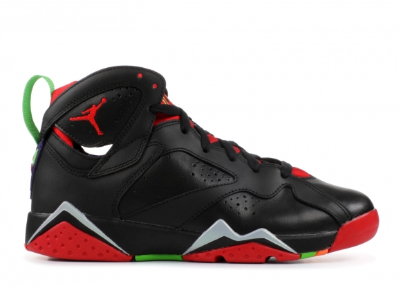 Air Jordan 7 Retro Bg (Gs) "Marvin The Martian" Noir Rouge (304774-029)