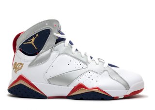 Air Jordan 7 Retro "For The Love Of The Game" Blanc Rouge (304775-103)