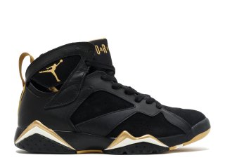 Air Jordan 7 Retro "Golden Moments Package" Noir Or (304775-030)