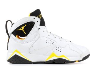 Air Jordan 7 Retro (Gs) Blanc Jaune (304774-172)