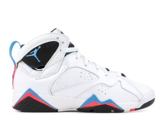 Air Jordan 7 Retro (Gs) "Orion" Blanc Bleu Rose (304774-105)