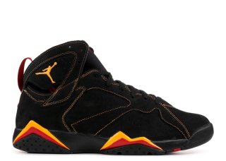 Air Jordan 7 Retro Noir Orange Rouge (304775-081)