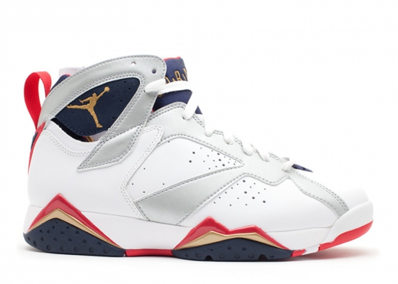 Air Jordan 7 Retro "Olympic 2012 Release" Blanc Rouge (304775-135)