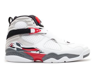 Air Jordan 8 Retro "2013 Release" Blanc Rouge (305381-103)