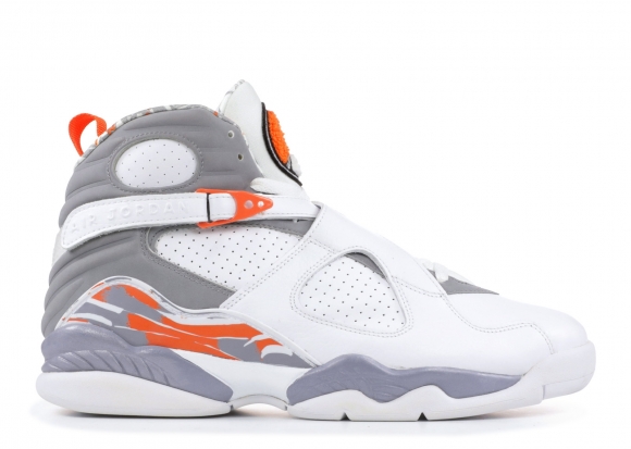 Air Jordan 8 Retro Blanc Gris Orange (305381-102)