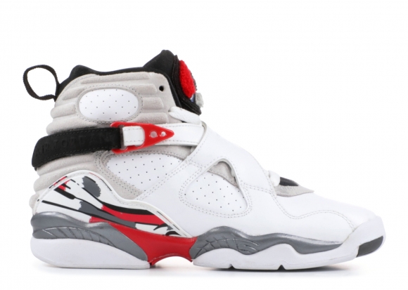 Air Jordan 8 Retro (Gs) "2013 Release" Blanc Noir Rouge (305368-103)