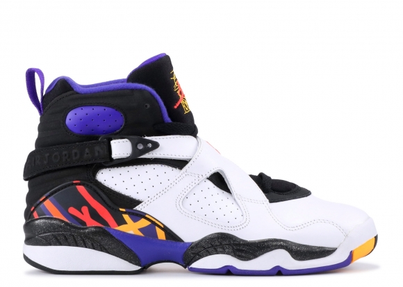 Air Jordan 8 Retro (Gs) "Three Peat" Blanc Bleu (305368-142)