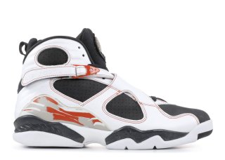 Air Jordan 8 Retro Ls Blanc Noir Rouge (317258-104)