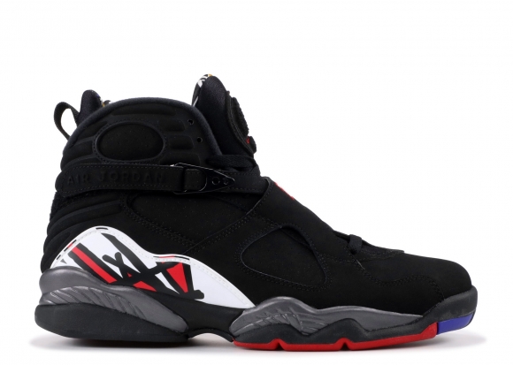 Air Jordan 8 Retro "Playoffs 2013 Release" Noir Gris Blanc (305381-061)